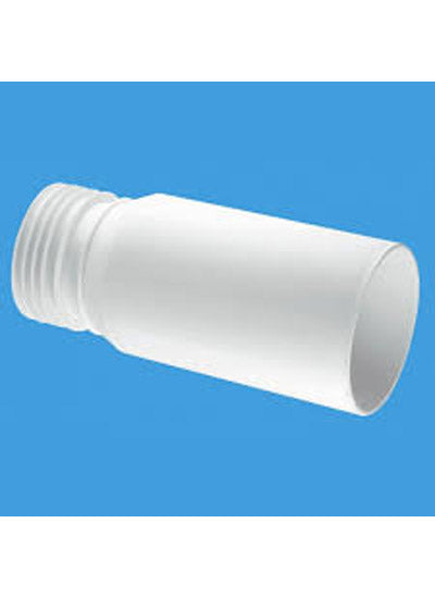 McAlpine WCEXTB adj length WC connector extension piece with reduced end
