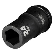Draper 71883 Draper Hi-TORQ® Deep Impact Socket, 3/4" Sq. Dr., 24mm