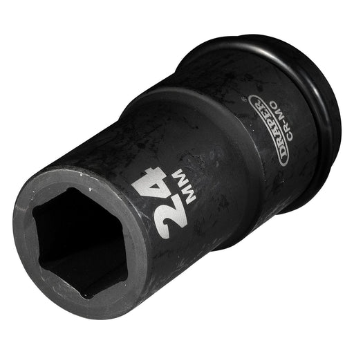 Draper 71883 Draper Hi-TORQ® Deep Impact Socket, 3/4" Sq. Dr., 24mm