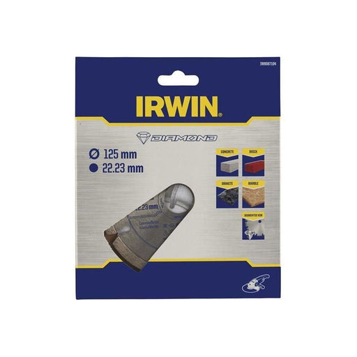 Irwin® Segmented Diamond Blade 125 x 22.23mm IRWIN® - RockBottom Northampton