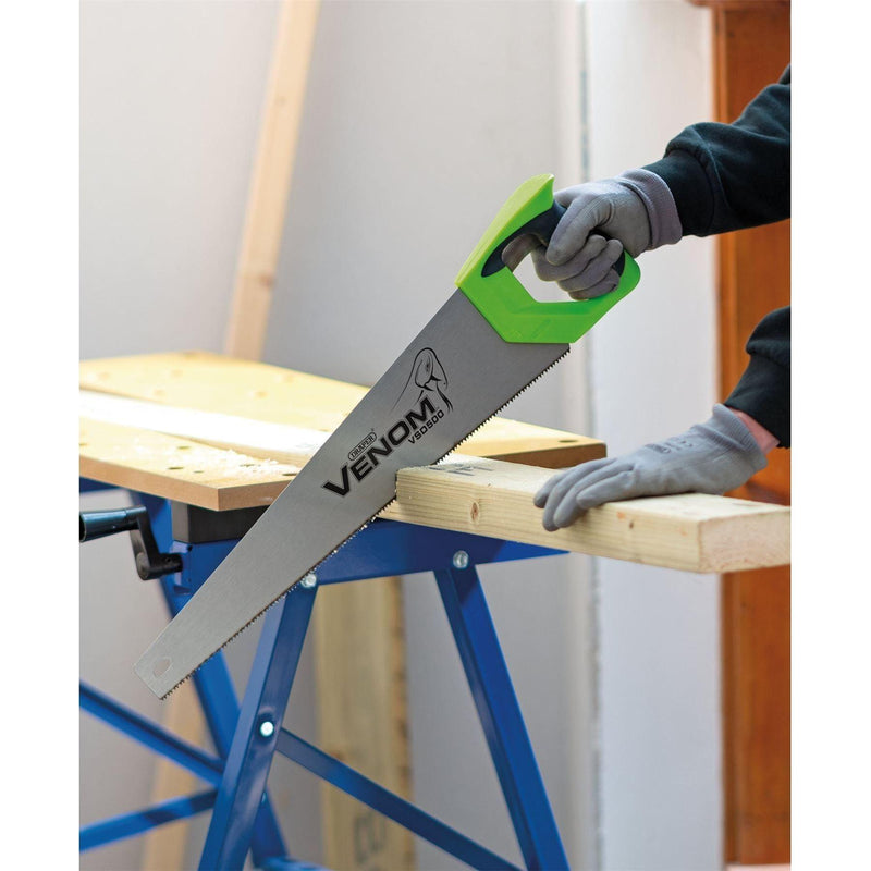Draper 82194 Draper Venom® First Fix Double Ground Handsaw, 500mm, 7tpi/8ppi