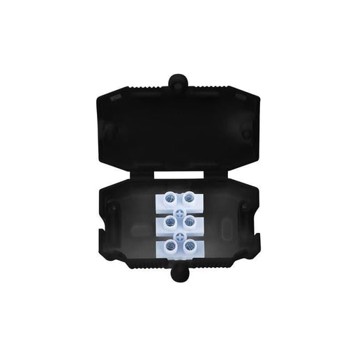 Dencon 3 Pole Connector Box 10A Black Dencon - RockBottom Northampton