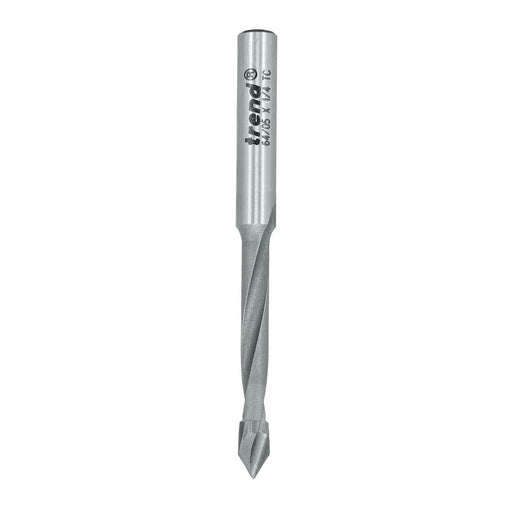 Trend 64/05X1/4TC - Through hole drill 5mm dia x 37mm flute