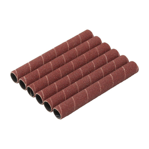 Draper 08364 Aluminium Oxide Sanding Sleeves, 12.7 x 115mm, 80 Grit (Pack of 6)