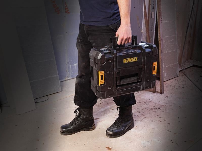 DEWALT Storage TSTAK II Toolbox (Suitcase Flat Top) DEWALT Storage - RockBottom Northampton