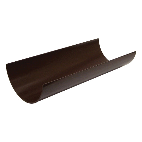 Floplast 112mm round gutter 2m brown RG2