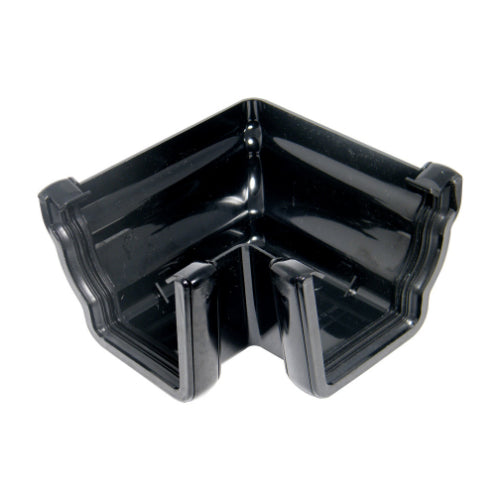 Floplast Niagara 90 degree external angle black RAN2