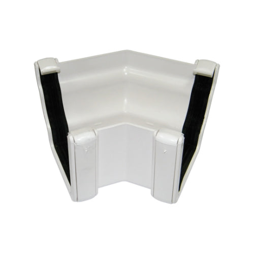Floplast Niagara 135 degree external angle white RAN4