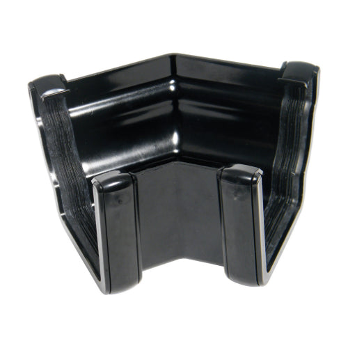 Floplast Niagara 135 degree external angle black RAN4