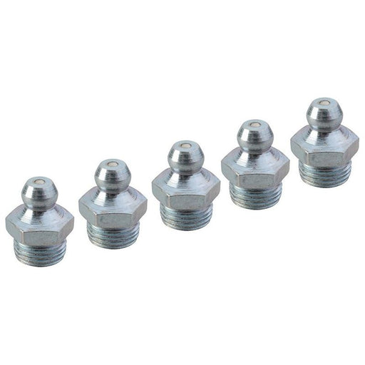 Faithfull Grease Nipple Straight 1/8in BSP (Pack 5) Faithfull - RockBottom Northampton