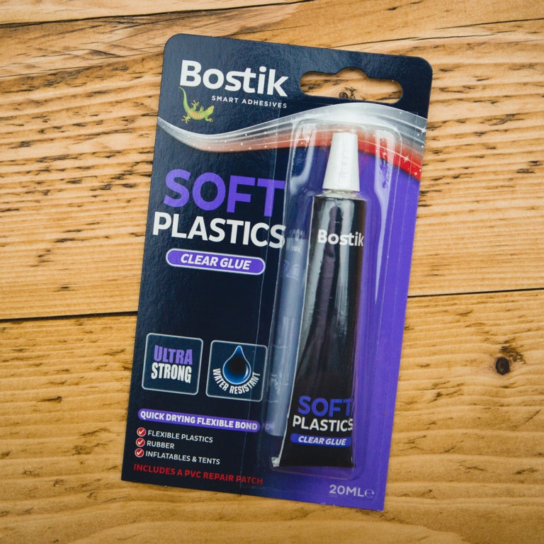 Bostik Soft Plastics Clear Adhesive 20ml Blister