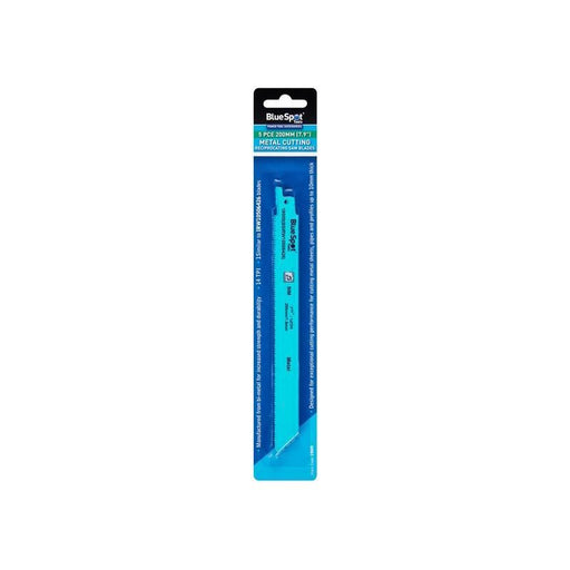 Bluespot Tools Bi-Metal Reciprocating Saw Blade 240mm x 5 TPI Pack of 5 BlueSpot Tools - RockBottom Northampton