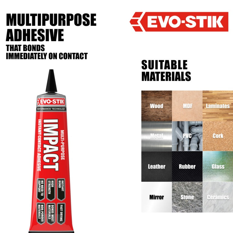 Evo-Stik Impact Adhesive 30g Tube Blister Pack