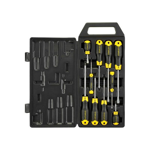 Stanley® Hand Tools Cushion Grip Screwdriver Set, 10 Piece STANLEY® Hand Tools - RockBottom Nothampton
