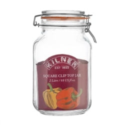 Kilner Clip Top Jar - Square 2L