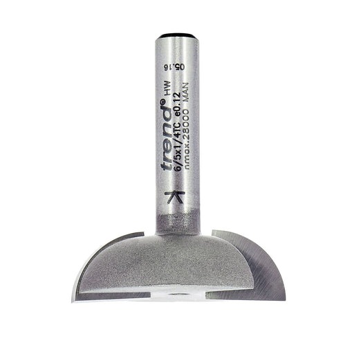Trend 6/5X1/4TC - Sash bar ovolo cutter 10mm radius