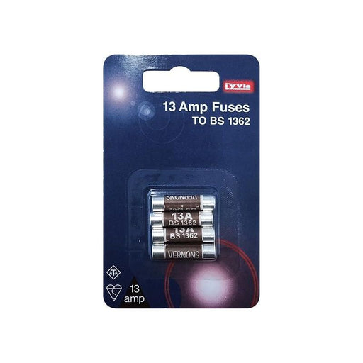 Dencon 13A Fuse (Pack of 4) Dencon - RockBottom Northampton