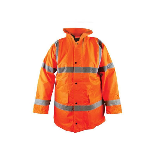 Scan Hi-Vis Motorway Jacket Orange - XL (48in) Scan - RockBottom Nothampton