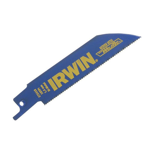 Irwin® 418R Sabre Saw Blade Metal Cutting 100mm 18 TPI Pack of 5 IRWIN® - RockBottom Northampton