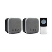 Uni-Com Portable and Plug-In Door Chime Set, Black Uni-Com - RockBottom Northampton