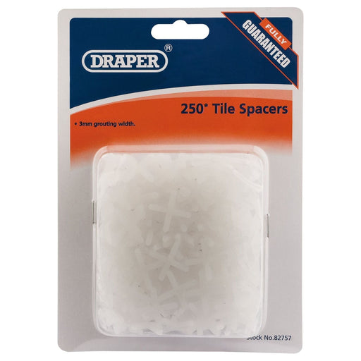 Draper 82757 Tile Spacers, 3mm (Approx 250)