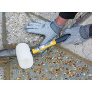 Draper 09119 Draper Expert Non-Marking Rubber Head Mallet with Fibreglass Shaft, 680g/24oz