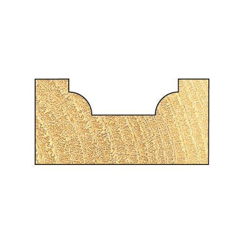 7/10X1/4TC - Ovolo rounding over cutter 4mm radius