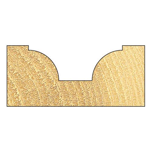 7/5X1/2TC - Ovolo round over cutter 10mm radius