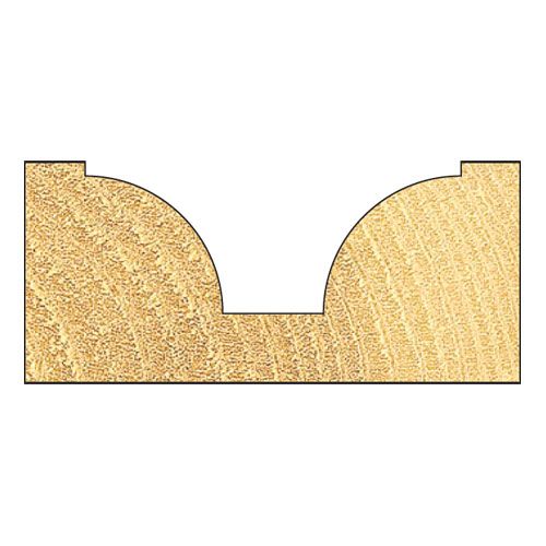 7/7X1/2TC - Ovolo rounding over cutter 15mm radius
