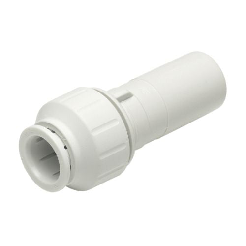 JG Speedfit white fitting reducer 28 x 22mm