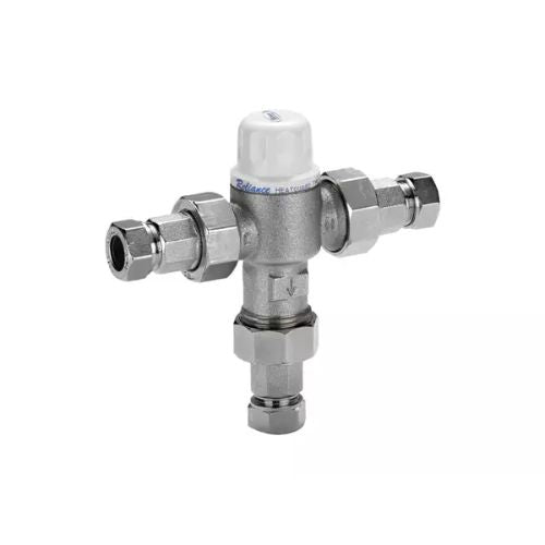22mm 4 In 1 Union Thermostatic Mixing Valve