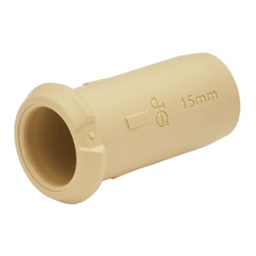 Rigid fan brass compression gas cock 22mm