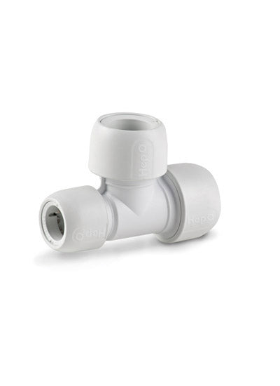 Hep2O HD12 reduced tee 22 x 15 x 22mm