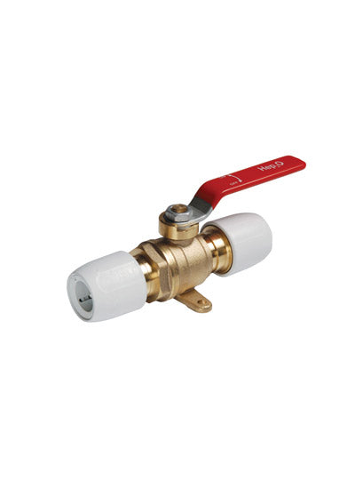 Hep2O HX22 brass l/ball valve 22mm (H&C)