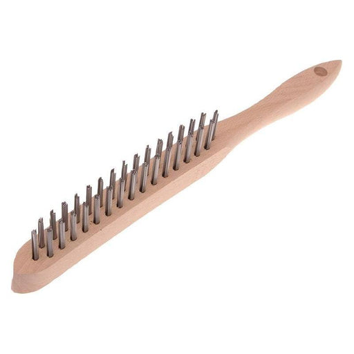 Faithfull 580/2 Lightweight Scratch Brush - 2 Row Faithfull - RockBottom Northampton