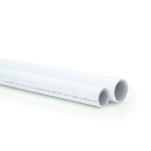32x3mm - Straight Pipe - 5m (White)