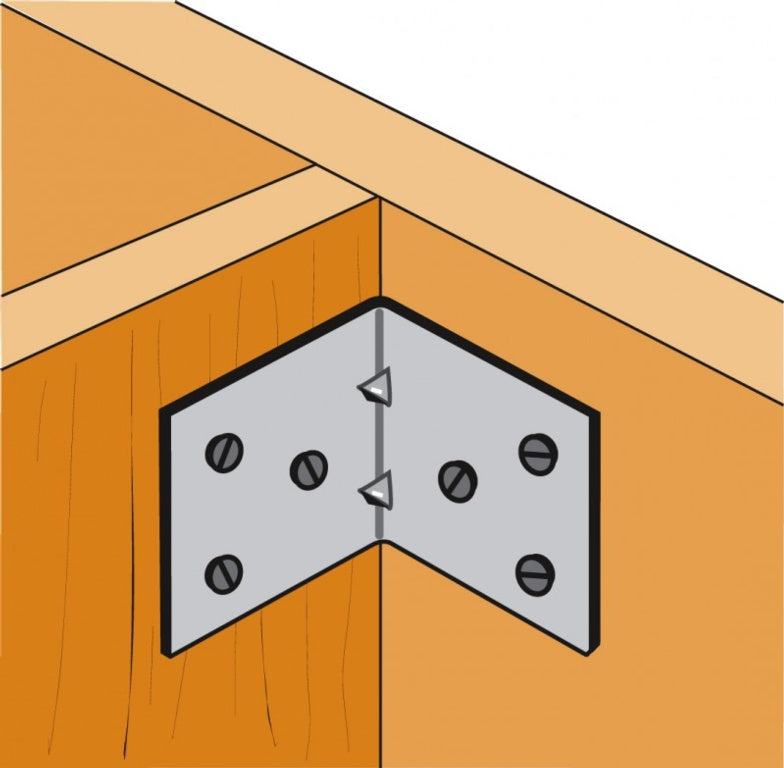 Simpson Strong Tie Light Reinforced Angle Bracket 40 x 40 x 40