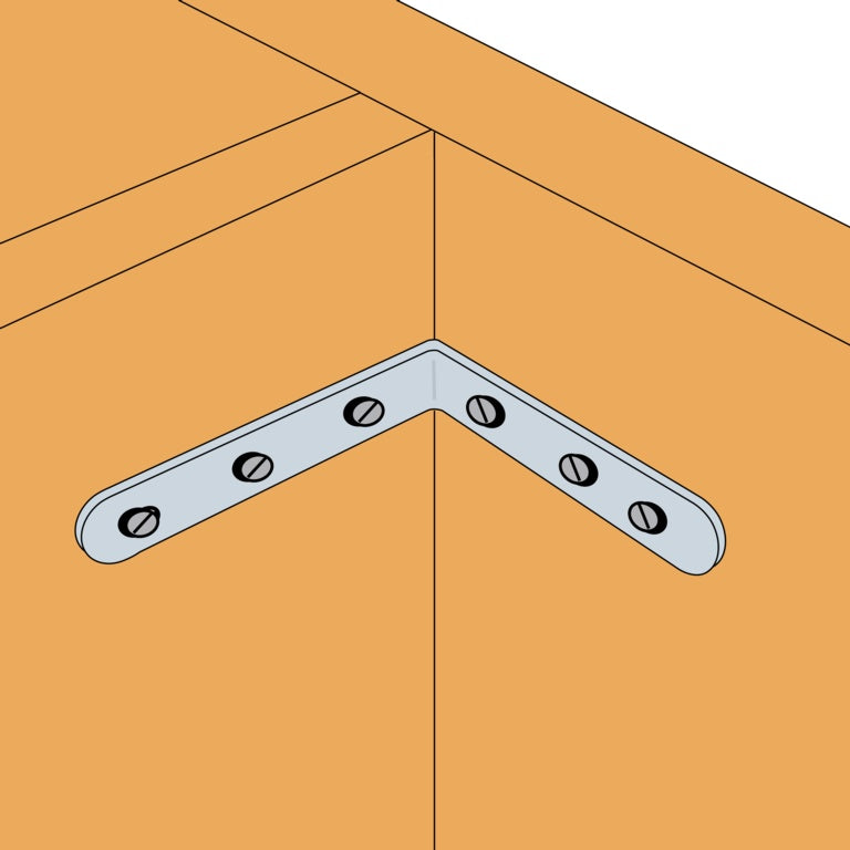 Simpson Strong Tie Light Duty Angle Bracket 30 x 30 x 15