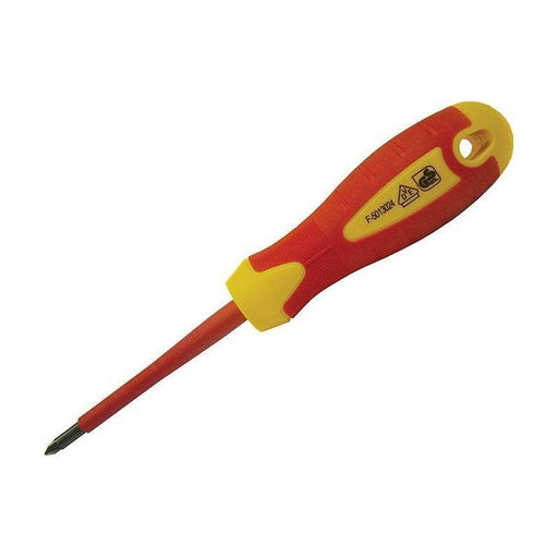 Faithfull VDE Soft Grip Screwdriver Phillips Tip PH2 x 100mm Faithfull - RockBottom Northampton