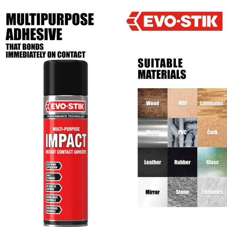 Evo-Stik Impact Adhesive Spray 500ml