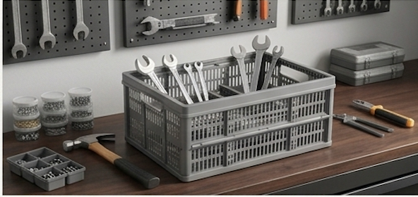 Thumbs Up 32 Litre Folding Crate 48cm x 35cm x 24cm