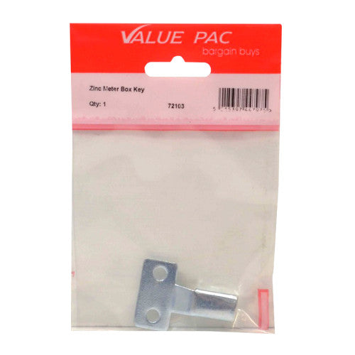 Zinc Meter Box Key