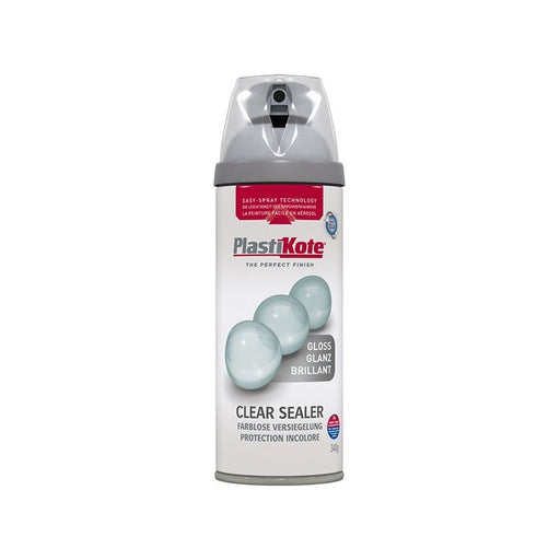 Plastikote Twist & Spray Gloss Clear 400ml PlastiKote - RockBottom Nothampton