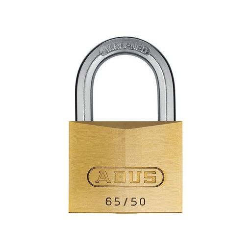 Abus Mechanical 65/50mm Brass Padlock Keyed Alike 6512 ABUS Mechanical - RockBottom Northampton 