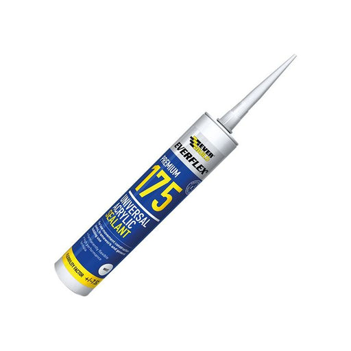 Everbuild Sika Everflex® 175 Universal Acrylic Sealant White 300ml Everbuild Sika - RockBottom Northamptin