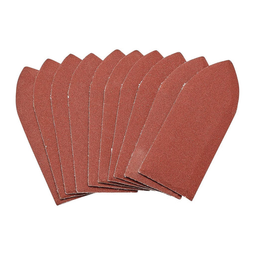 Draper 99263 Hook and Loop Aluminium Oxide Sanding Sheets, 32 x 92mm, 240 Grit (Pack of 10)