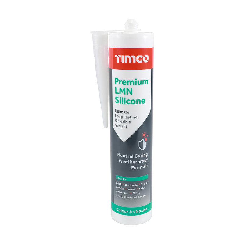 TIMCO Premium LMN Silicone Sealant White - 300ml