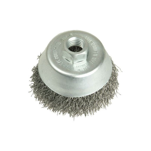 Lessmann Cup Brush 75mm M14, 0.35 Steel Wire Lessmann - RockBottom Northampton