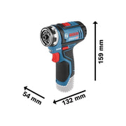 Bosch GSR 12V-15 FC Pro FlexiClick Drill Driver 12V 2 x 2.0Ah Li-ion Bosch - RockBottom Northampton