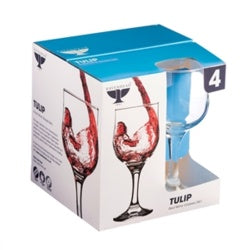 Rayware Tulip Red Wine Glasses x 4 24cl